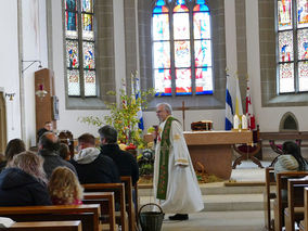 Familiengottesdienst zum Erntedankfest (© Karl-Franz Thiede)